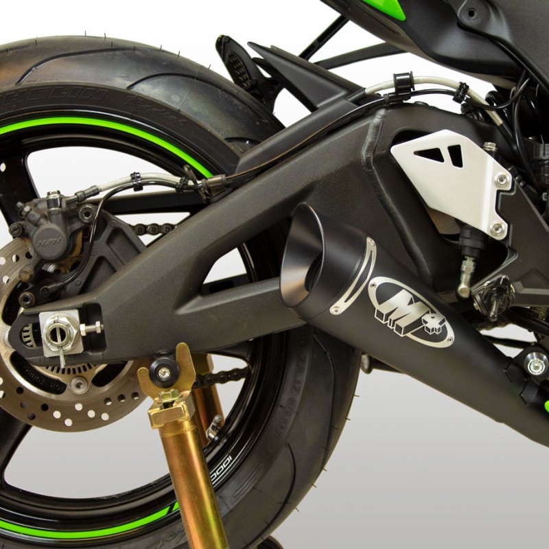 M4 FULL SYSTEM STAINLESS WITH BLACK GP19 CANISTER 2016-2020